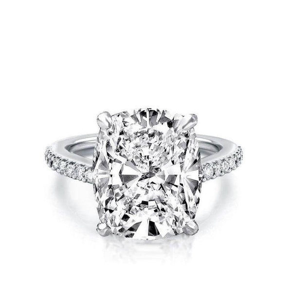 Superior Quality Sona Diamond White Gold 4 ct Round Cut Ring – Rings  Universe