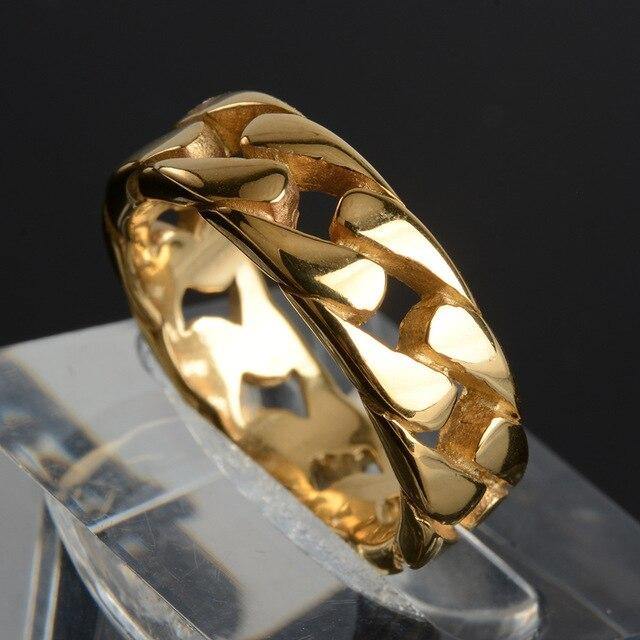 Stainless Steel Jewelry V Ring  Stainless Luxury Rings Women